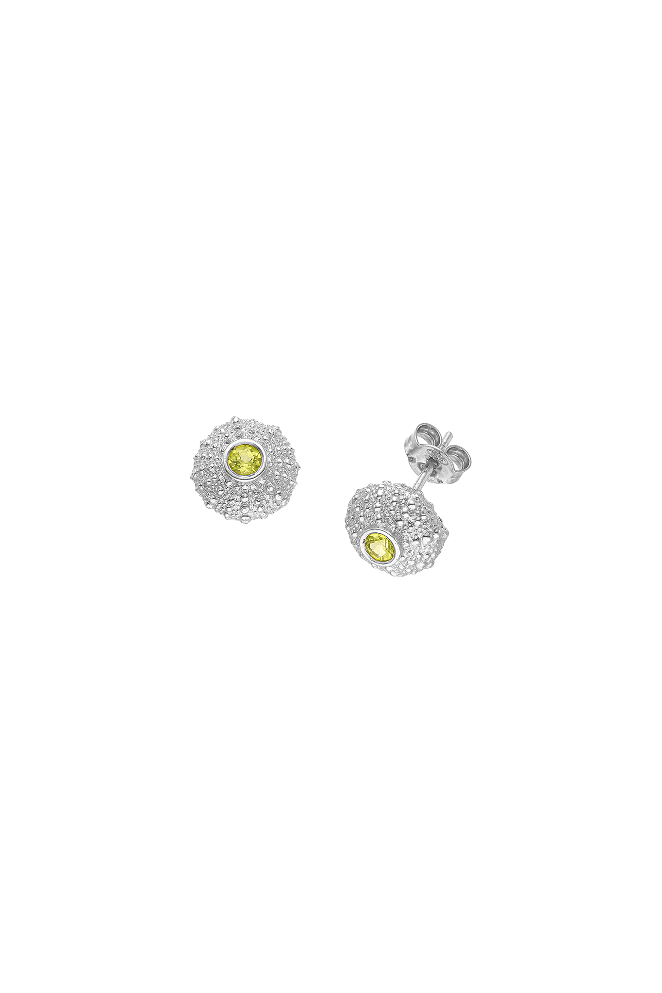 Ahinos Peridot Stud Earrings