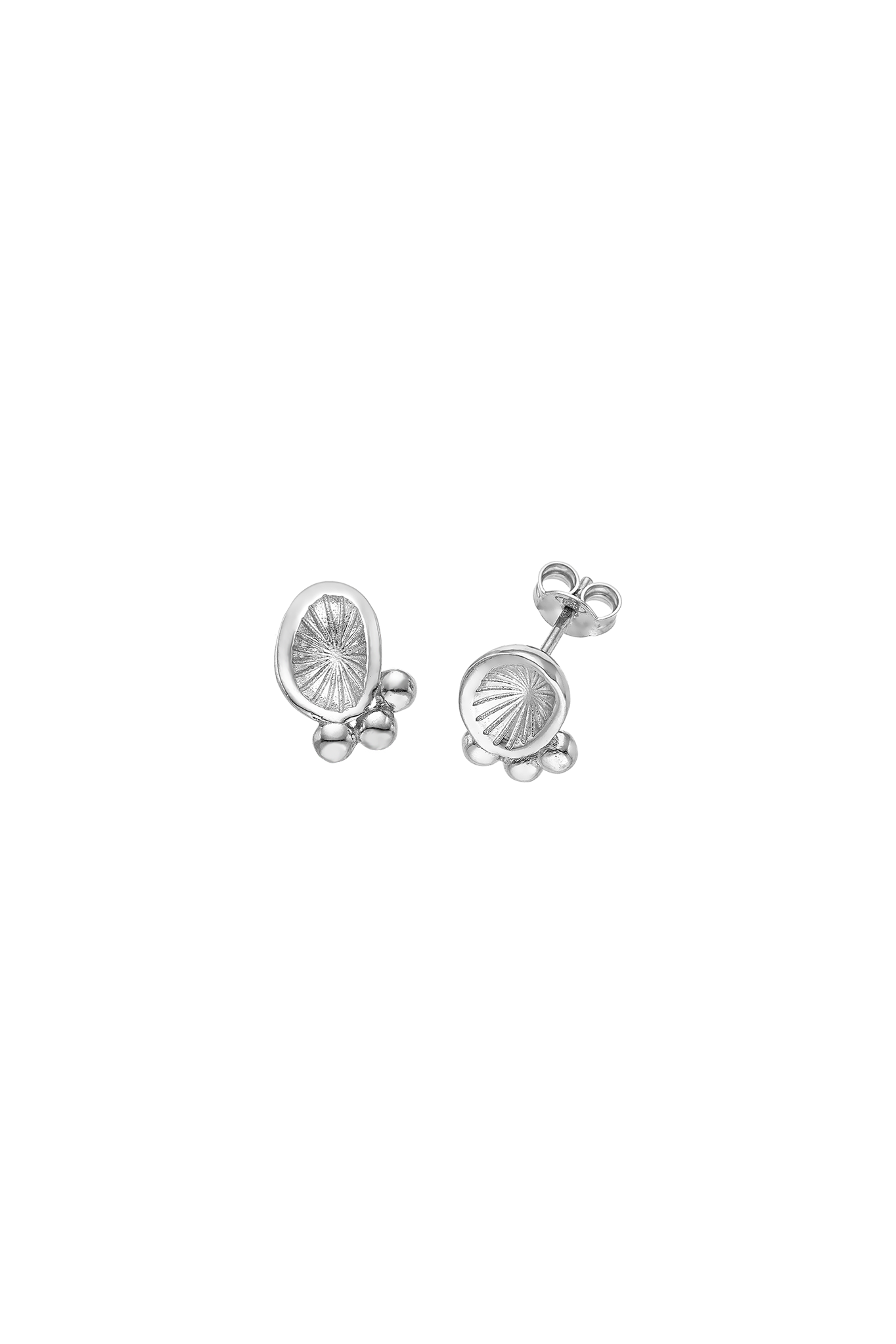 Ahinos Triad Stud Earrings