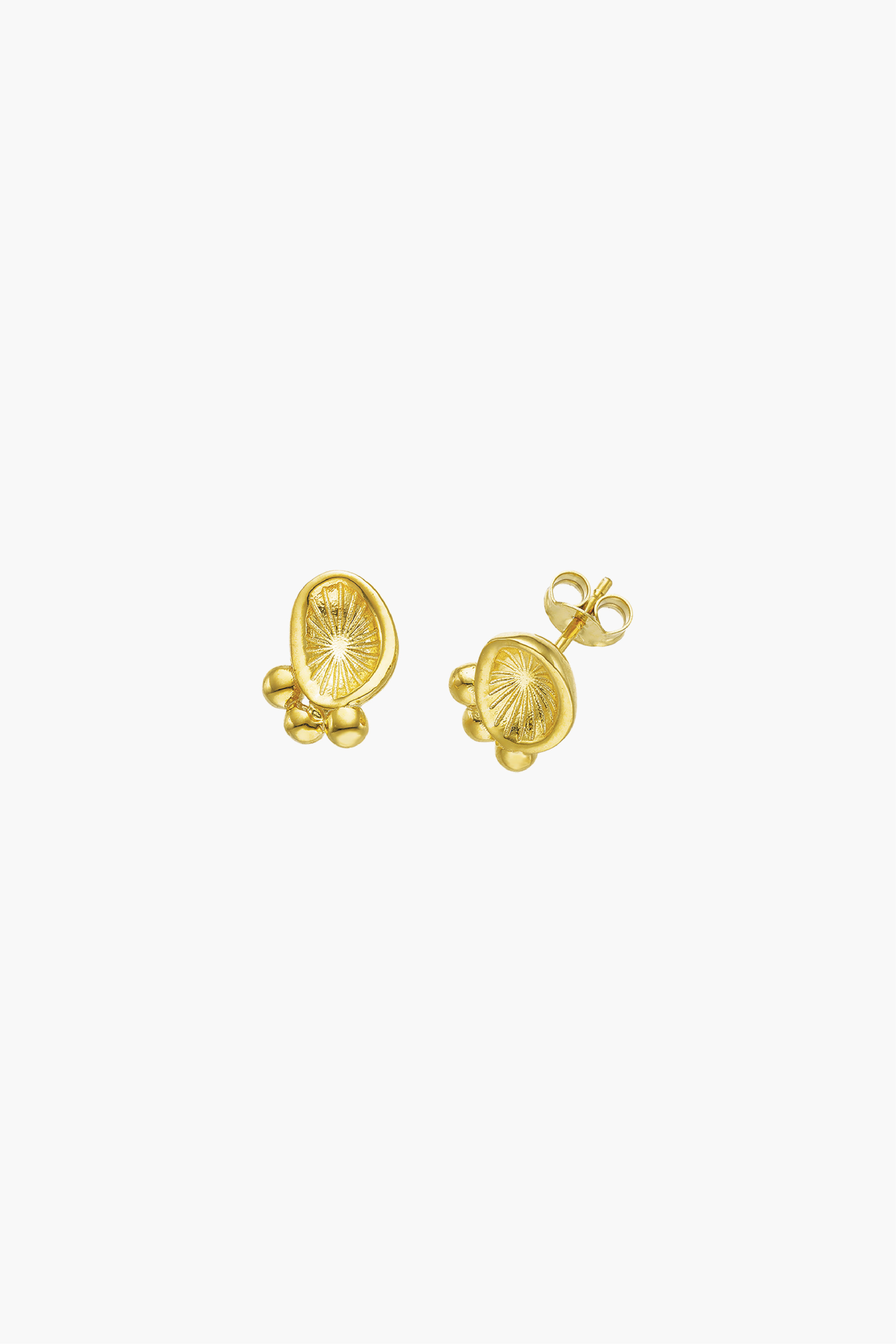 Ahinos Triad Stud Earrings