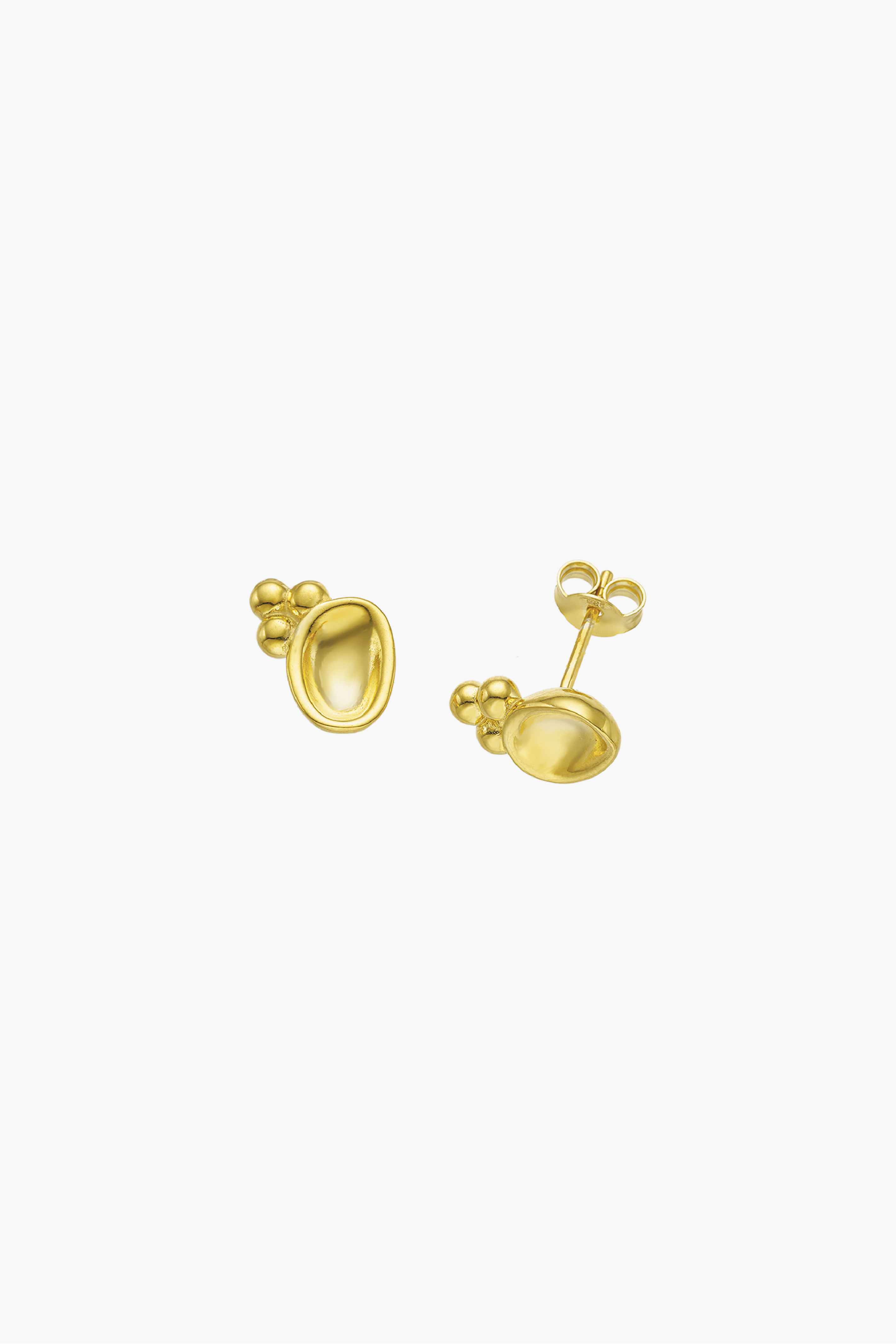 Ahinos Triple Stud Earrings