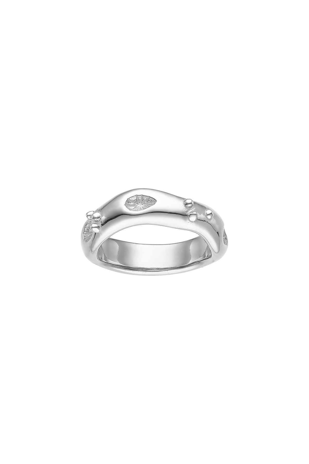 Feggeri Ahinos Sterling Silver Organic Ring