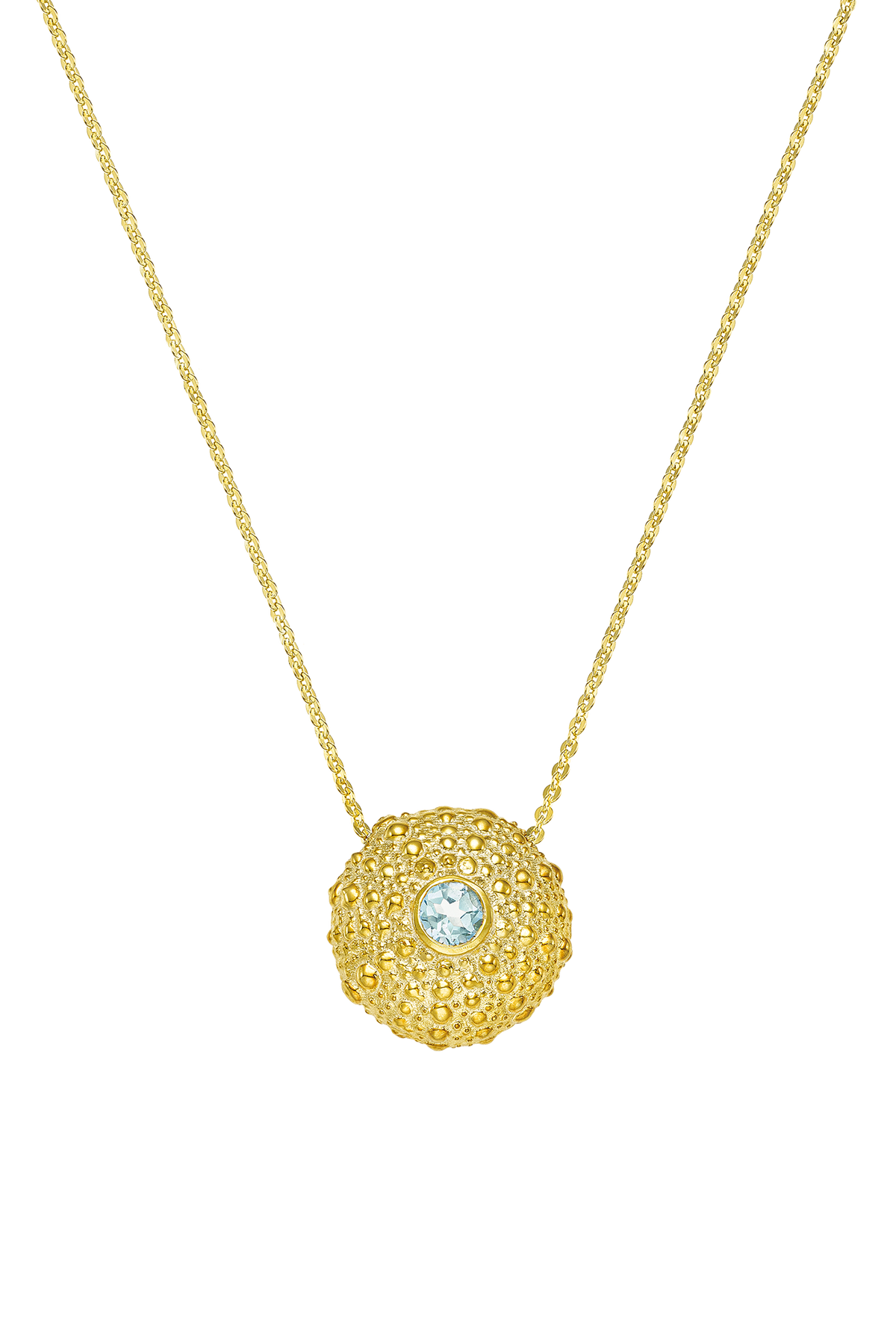 Feggeri Ahinos Gold Vermeil Topaz Necklace