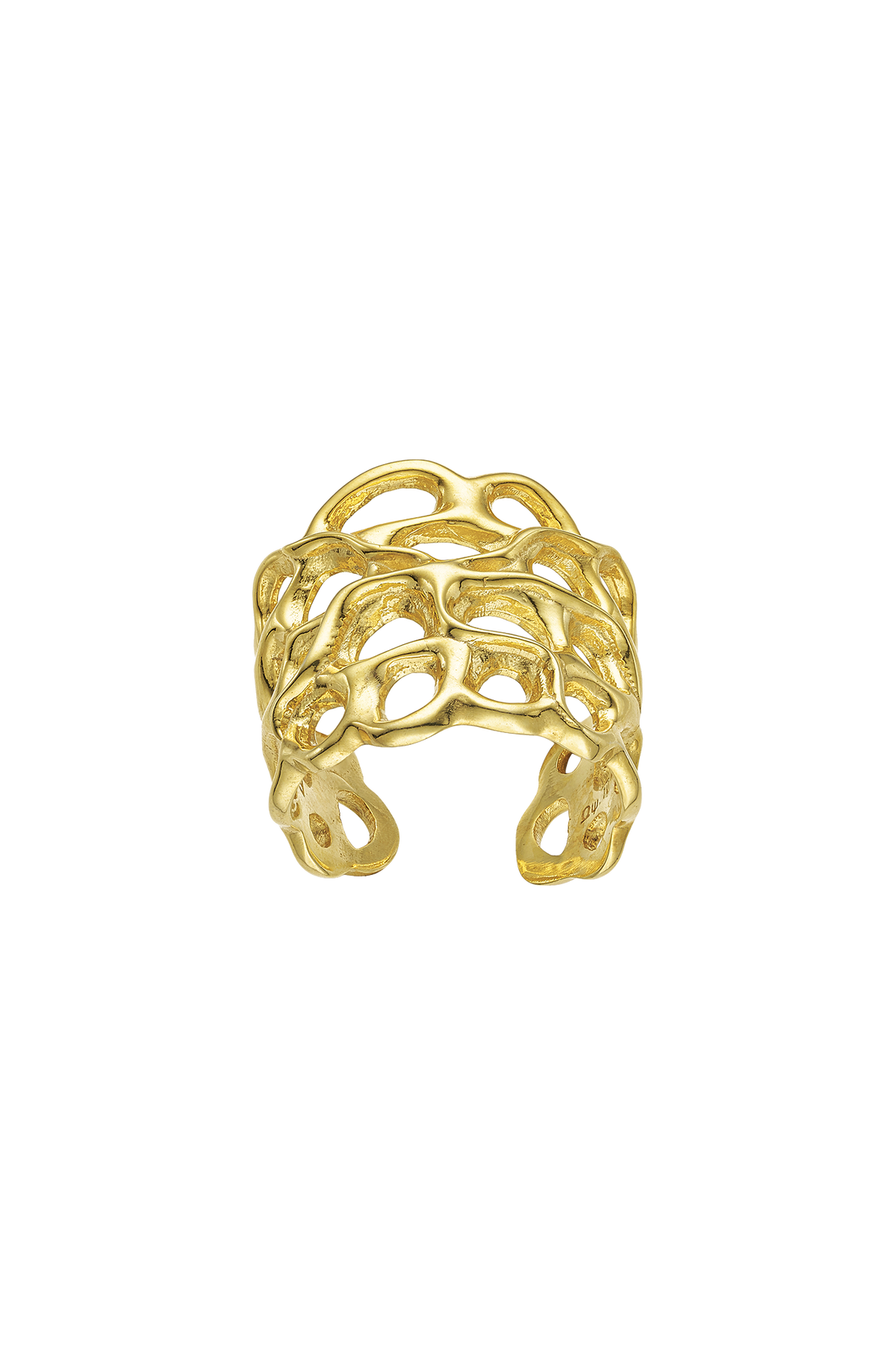 Feggeri Astra Gold Vermeil Starfish Coral Ring