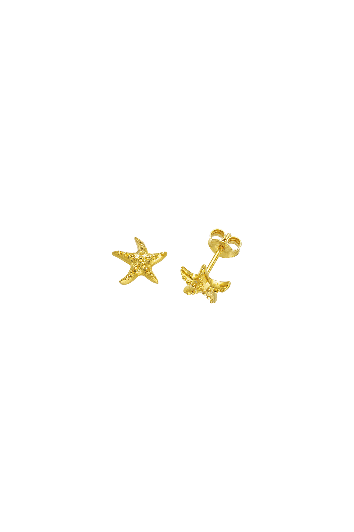 Feggeri Astra Gold Vermeil Starfish Stud Earrings