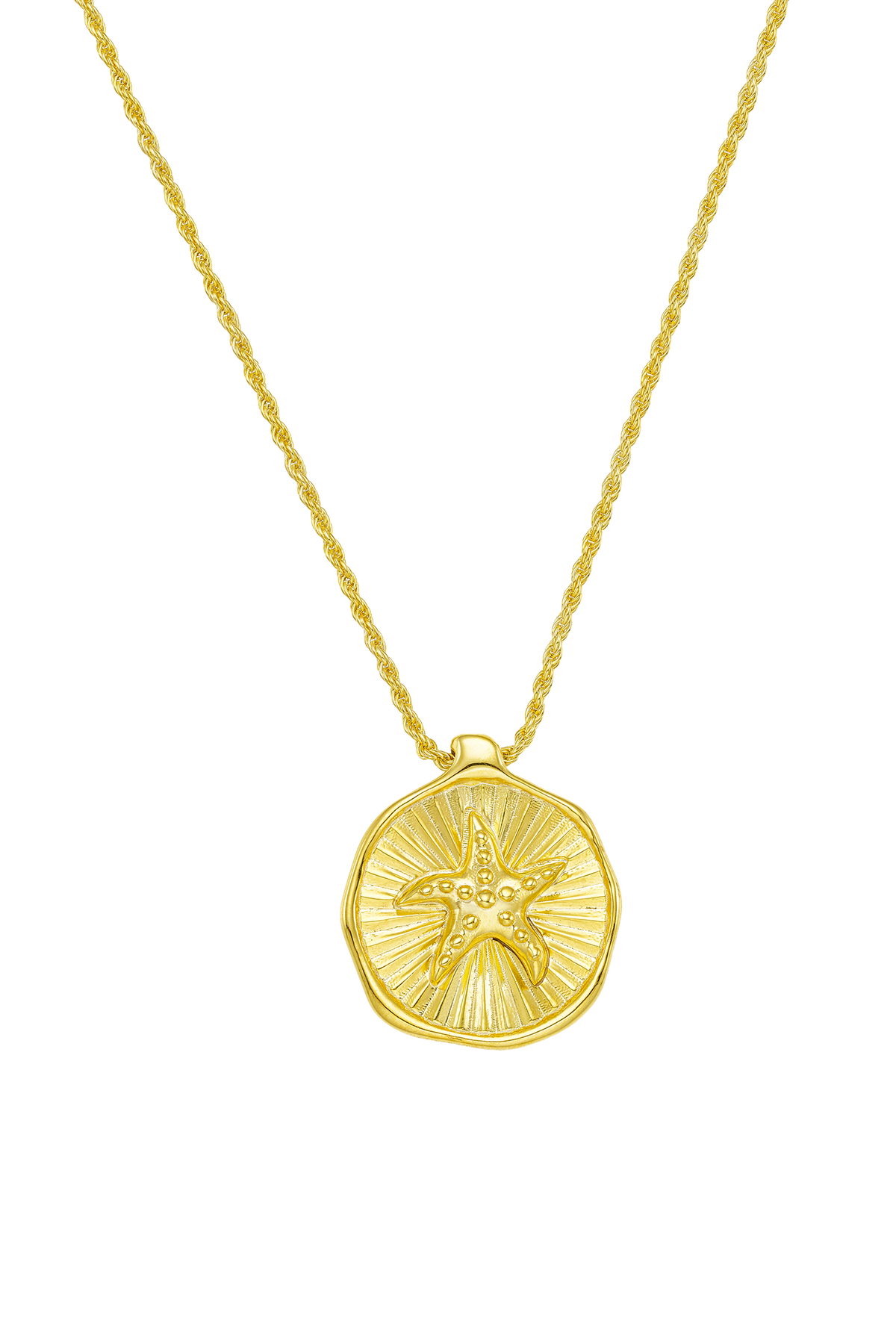 Feggeri Astra Gold Vermeil Starfish Necklace