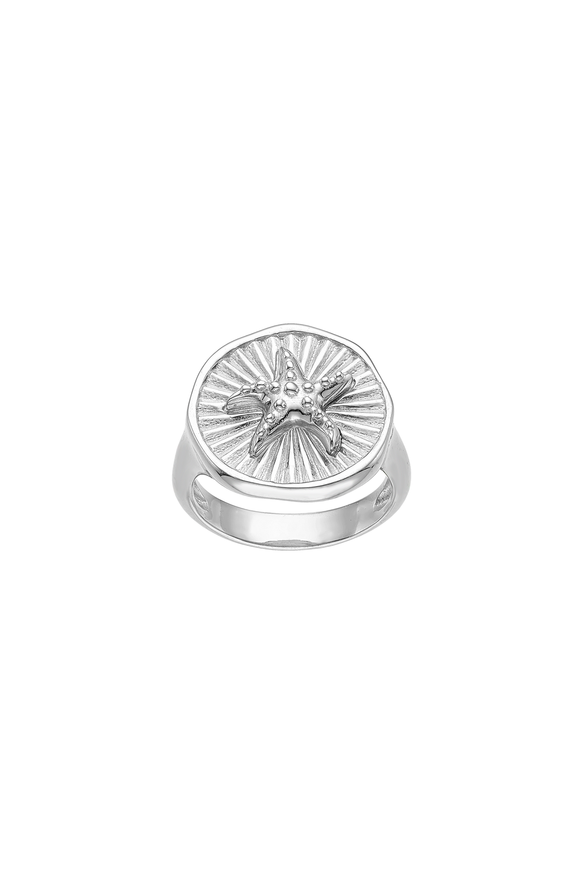 Feggeri Astra Sterling Silver Starfish Signet Ring