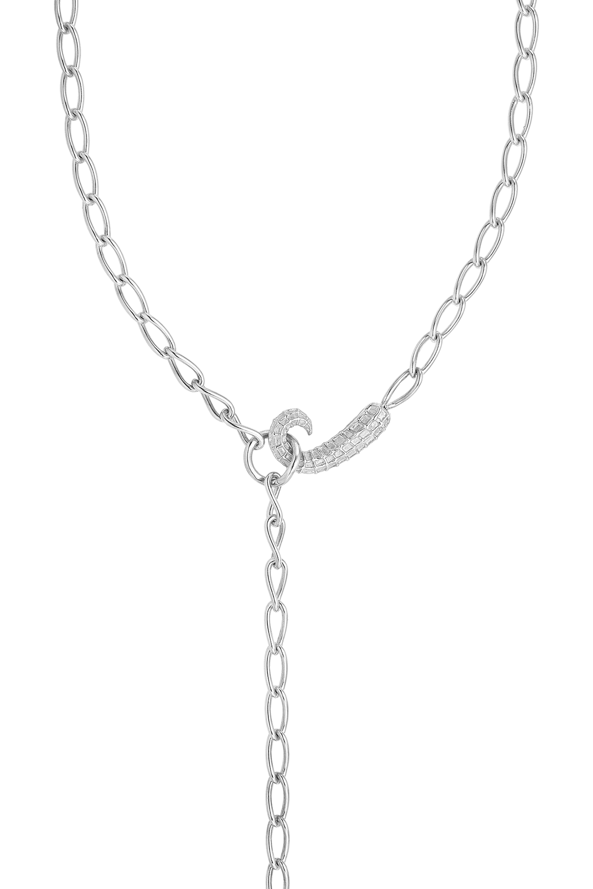Feggeri Ippos Sterling Silver Chunky Chain Necklace