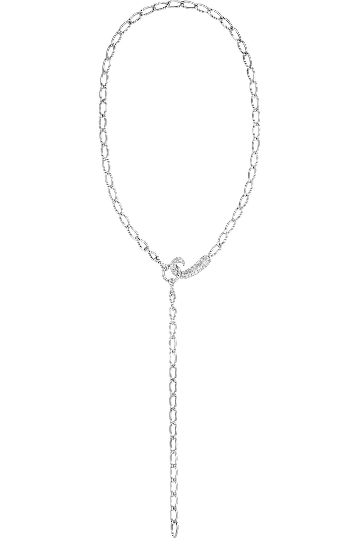 Feggeri Ippos Sterling Silver Chunky Chain Necklace