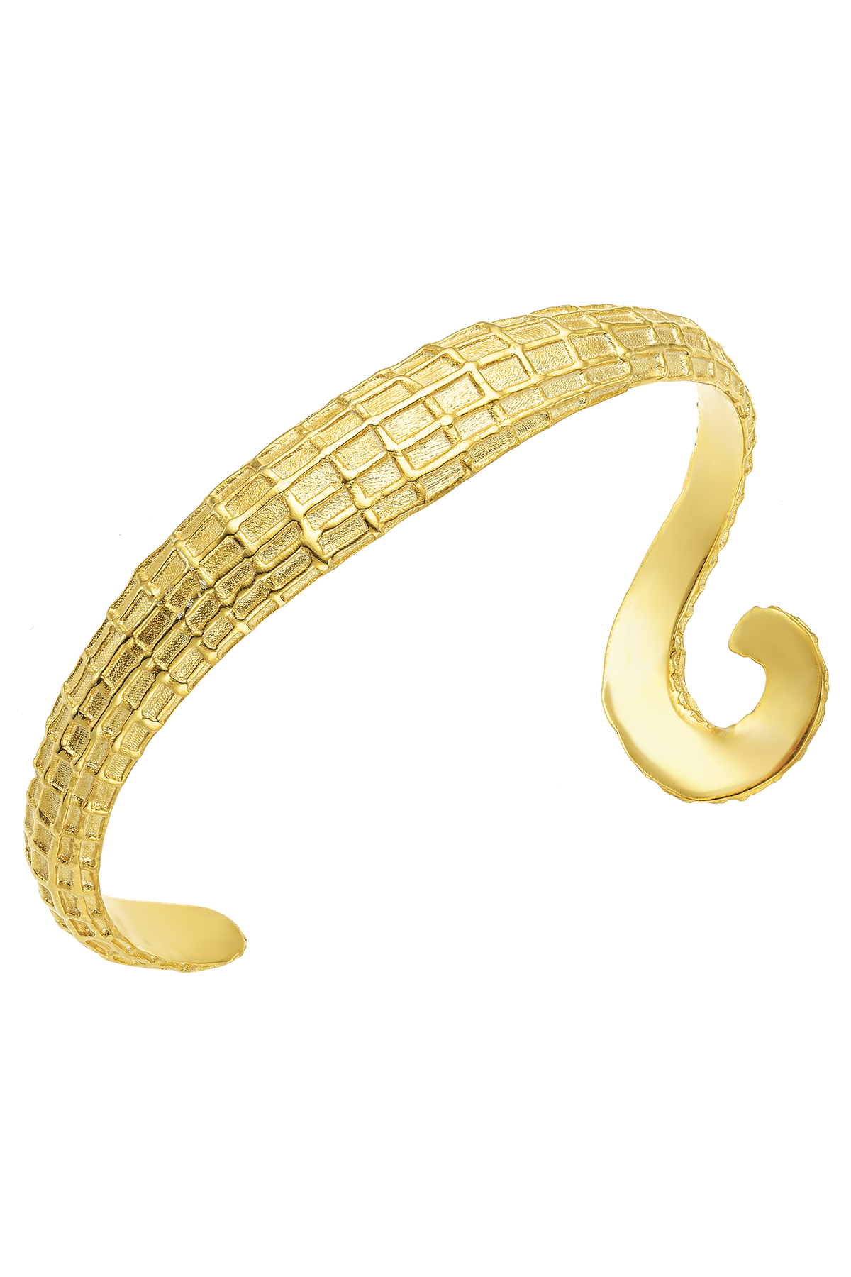 Feggeri Ippos Gold Vermeil Seahorse Cuff Bracelet