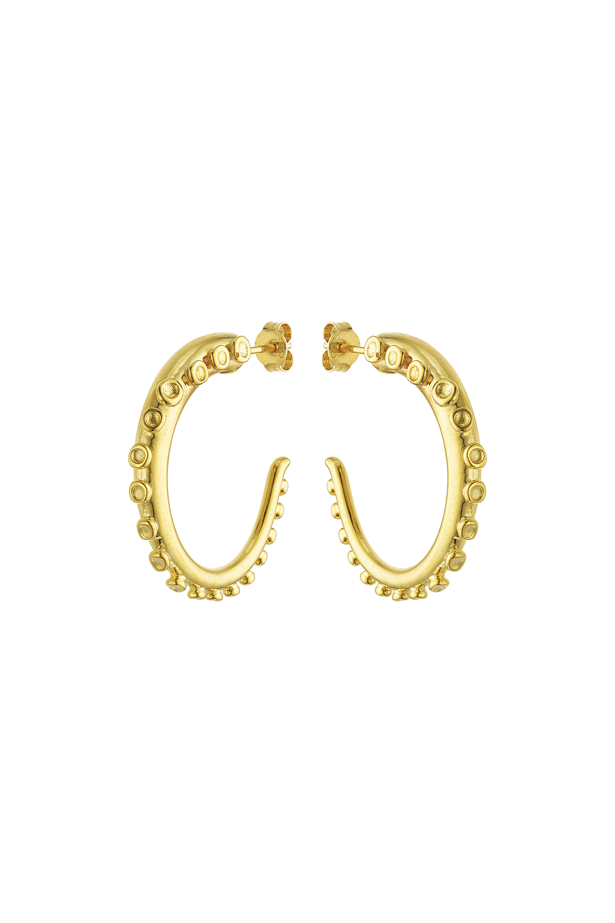 Feggeri Okto Gold Vermeil Large Hoop Earrings