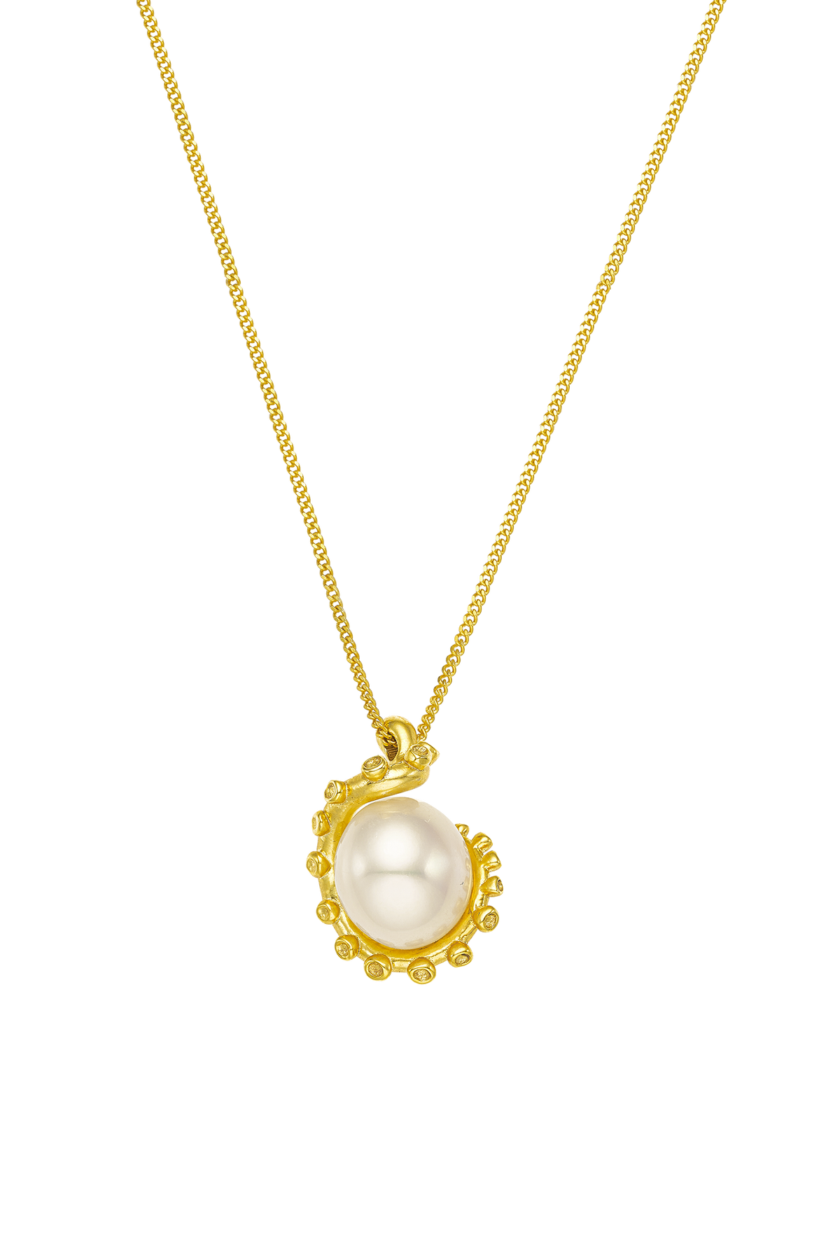 Feggeri Okto Gold Vermeil Freshwater Pearl Necklace