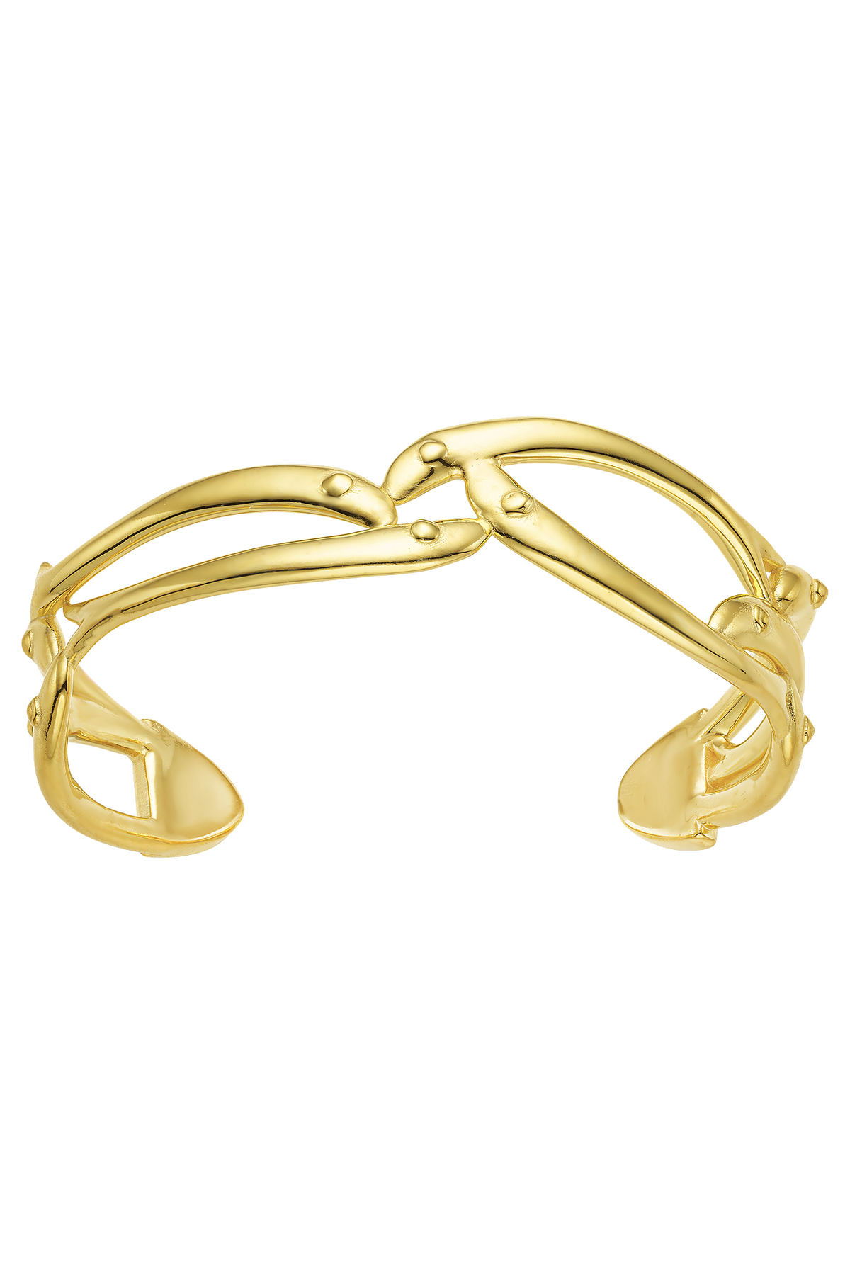 Feggeri Psari Gold Vermeil Mini Fish Cuff Bracelet