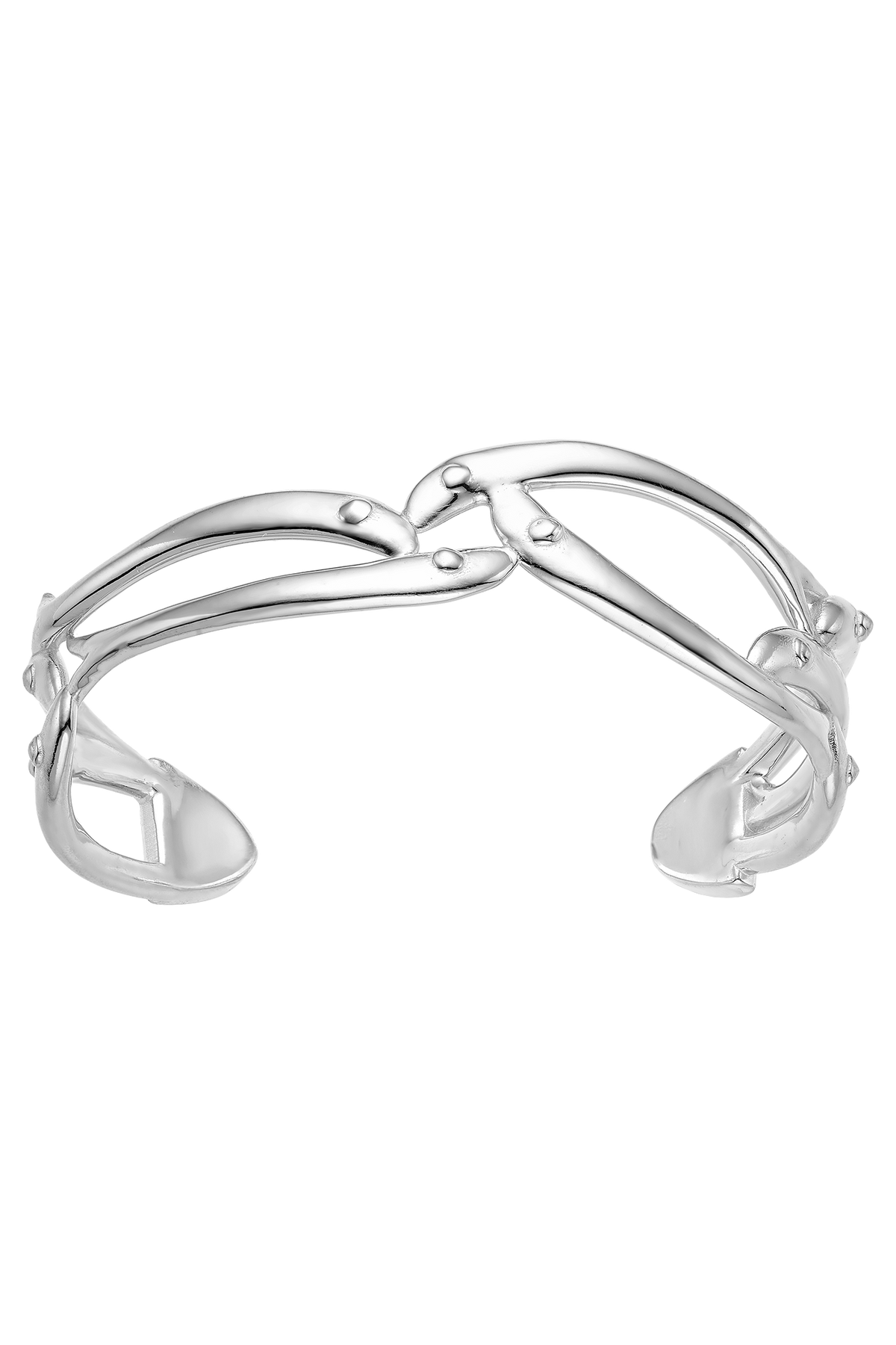 Feggeri Psari Sterling Silver Mini Fish Cuff Bracelet
