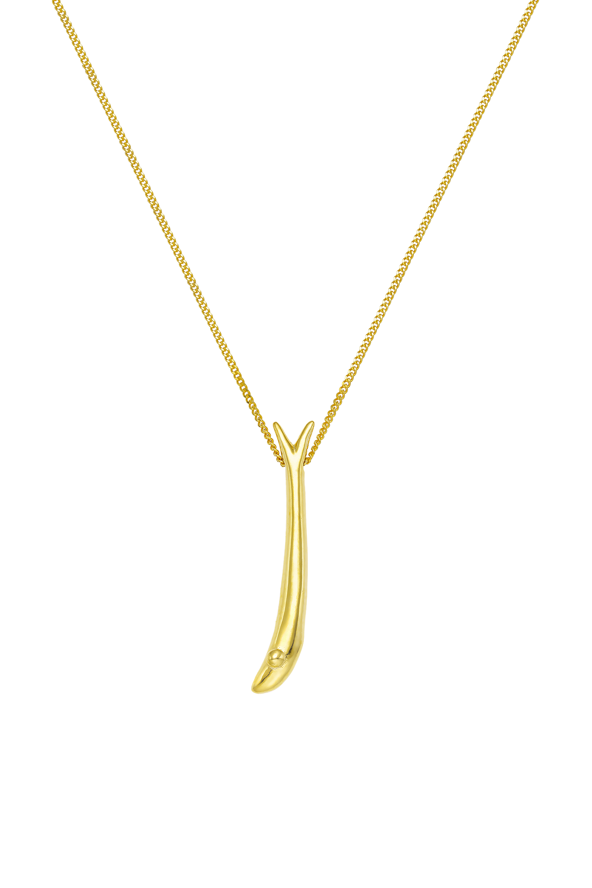 Feggeri Psari Gold Vermeil Fish Necklace