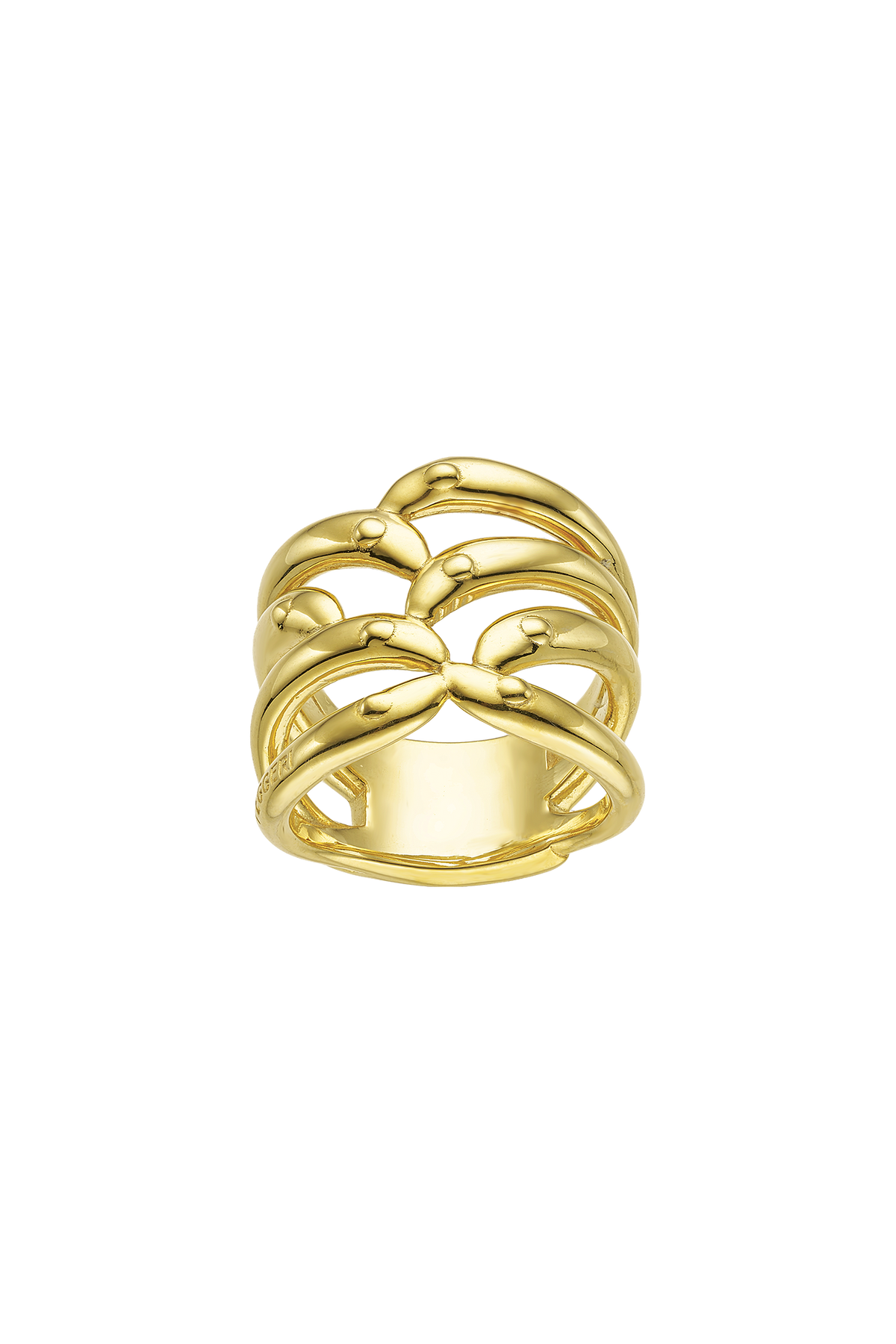 Feggeri Psari Gold Vermeil Fish Ring
